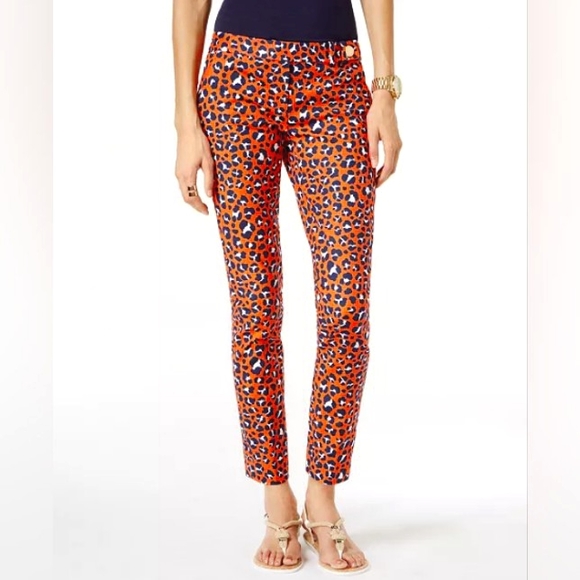 MICHAEL Michael Kors "Miranda" Animal Print Skinny Pants- Sz. 2 - Picture 1 of 11
